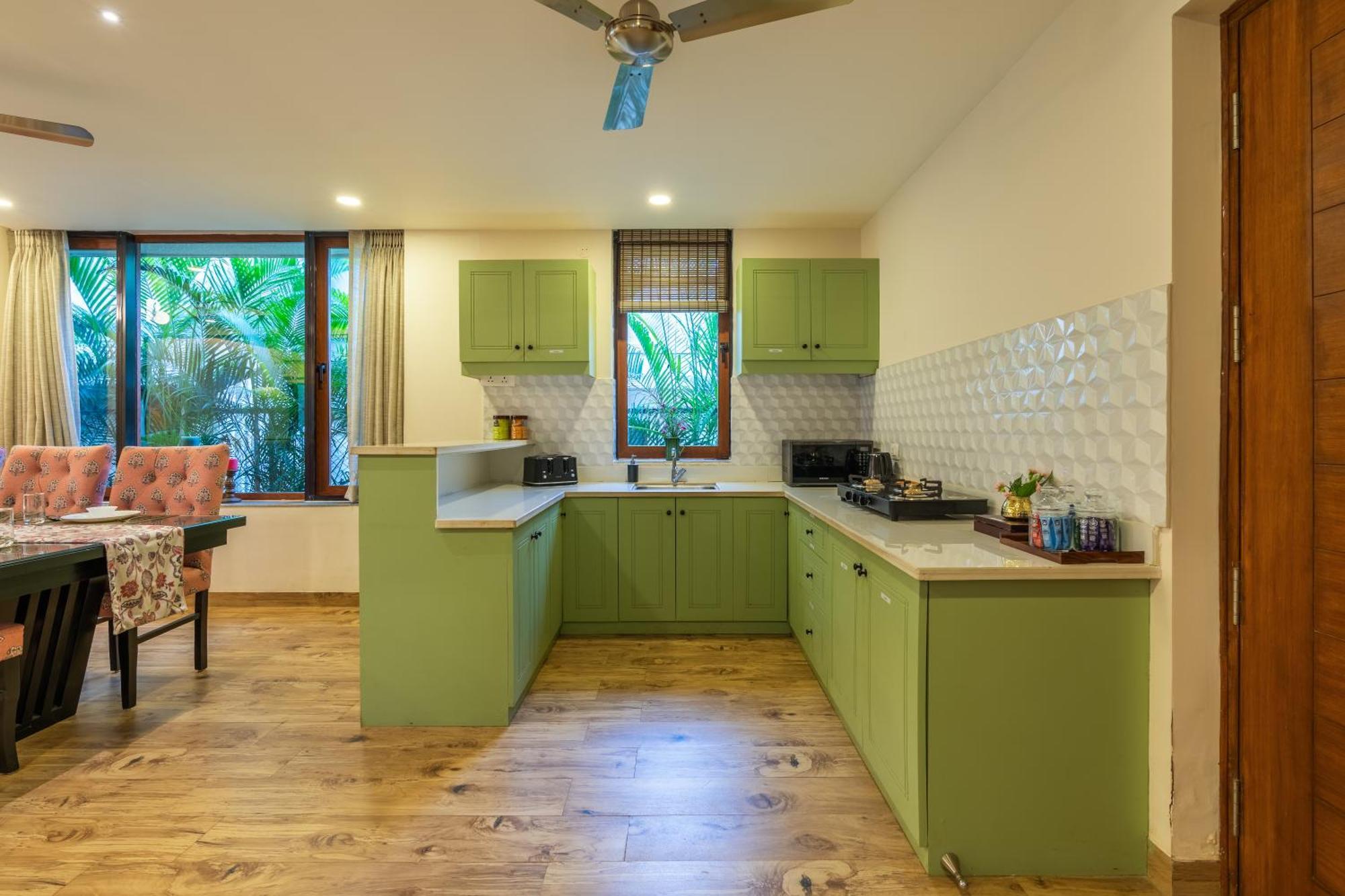 Elivaas 3 Bhk With Pvt Pool - Azalea Villa Siolim Exterior photo