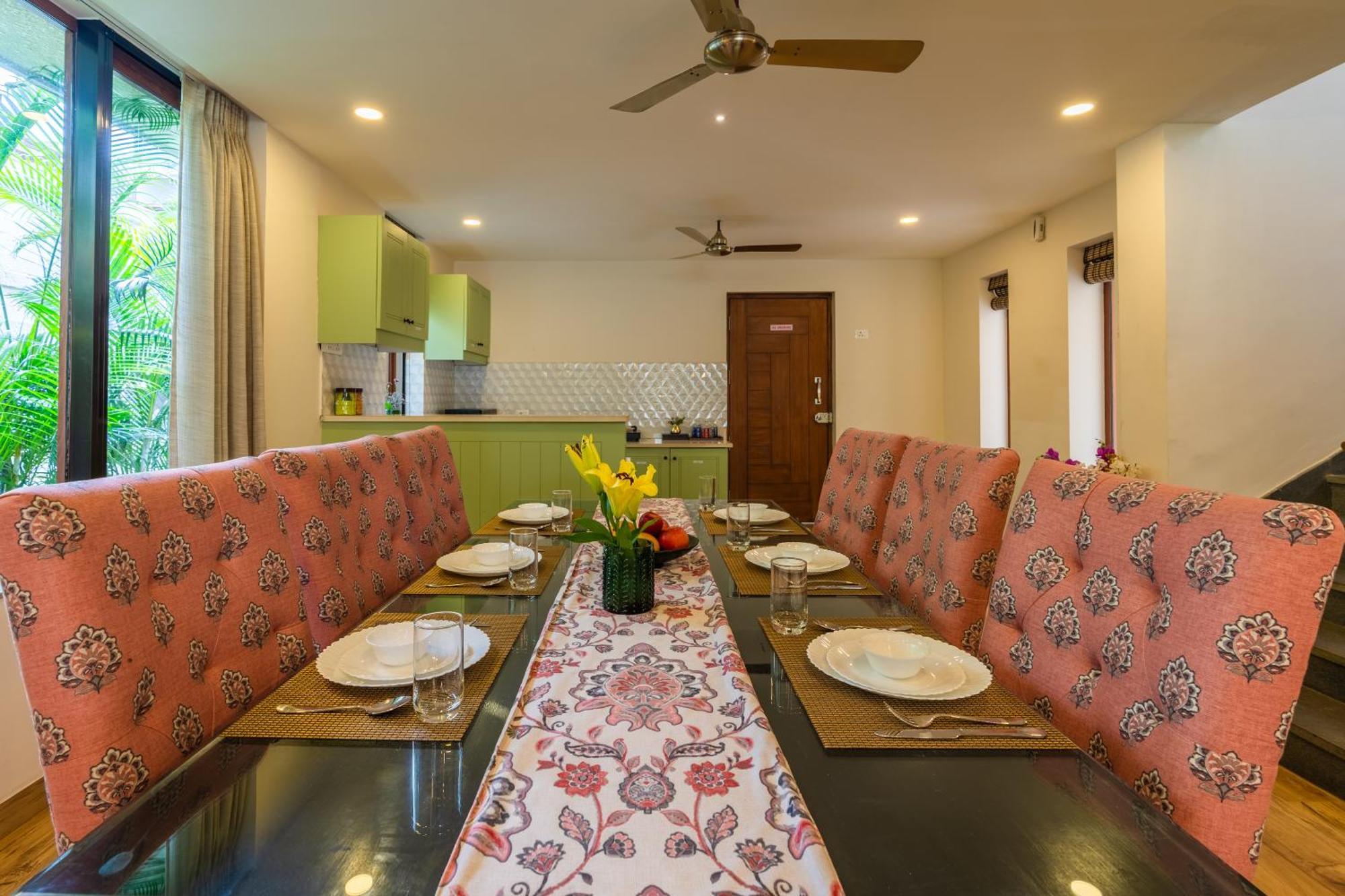 Elivaas 3 Bhk With Pvt Pool - Azalea Villa Siolim Exterior photo