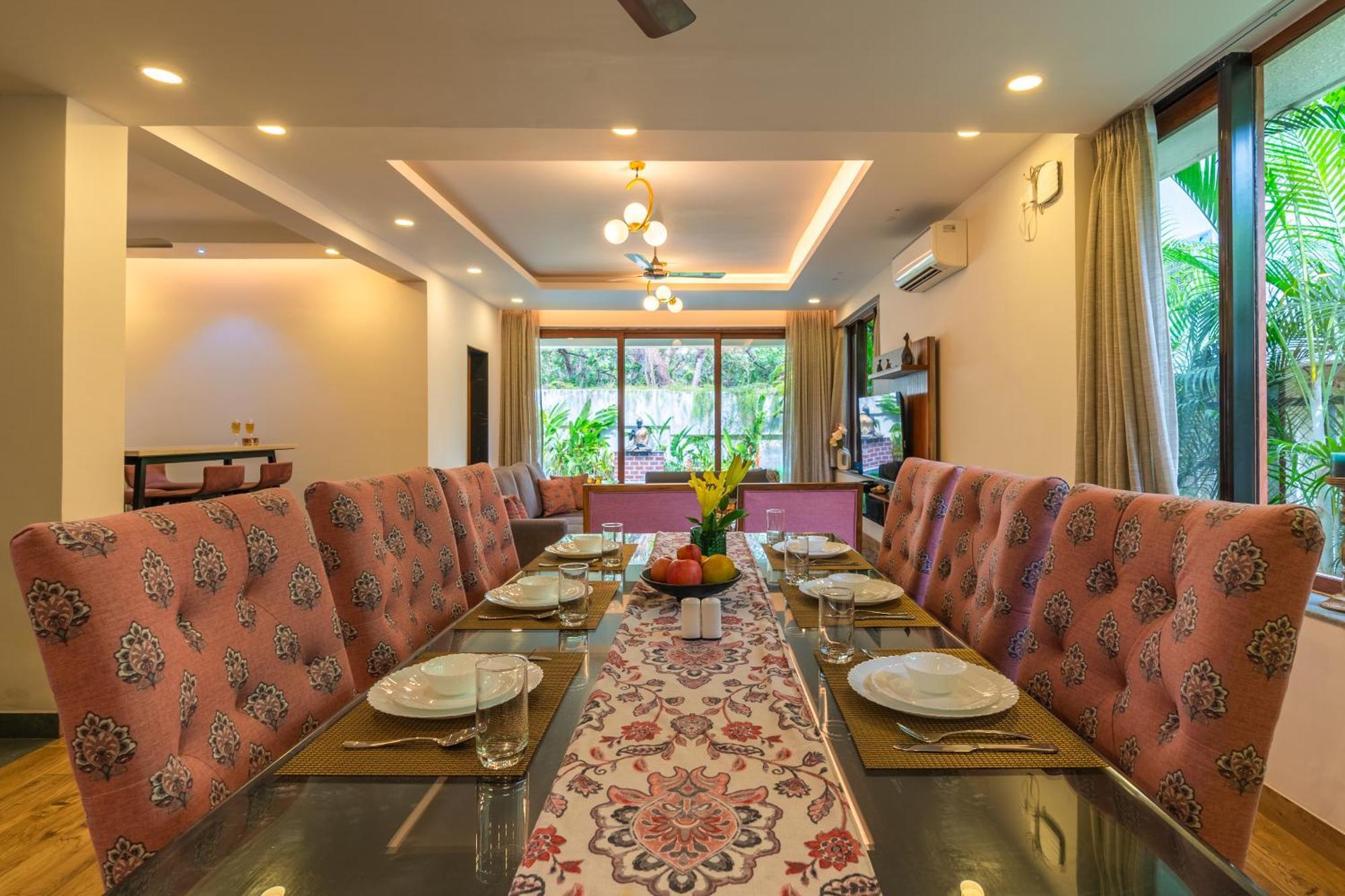 Elivaas 3 Bhk With Pvt Pool - Azalea Villa Siolim Exterior photo
