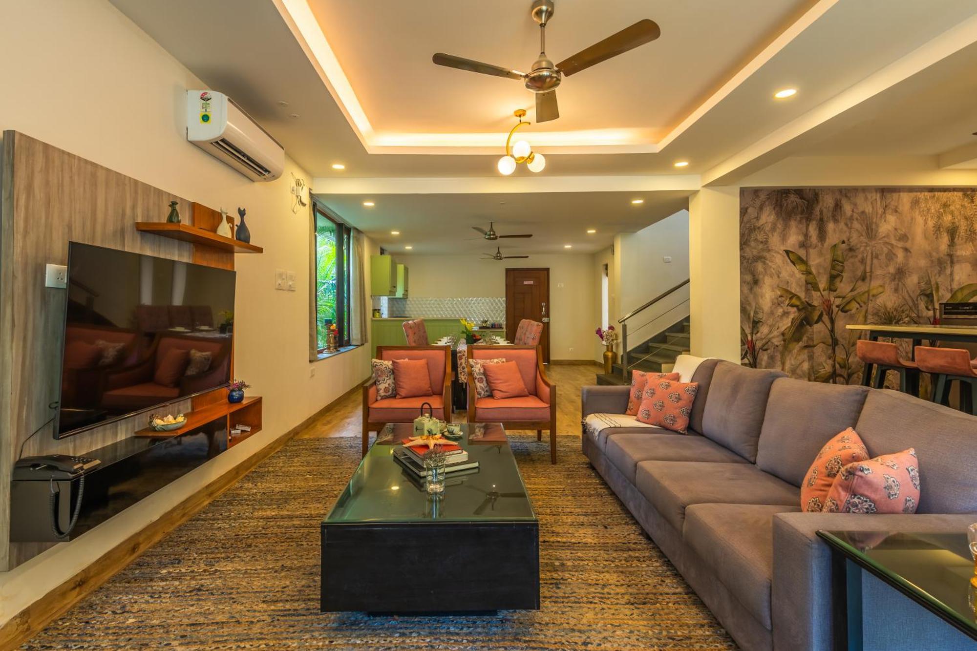 Elivaas 3 Bhk With Pvt Pool - Azalea Villa Siolim Exterior photo
