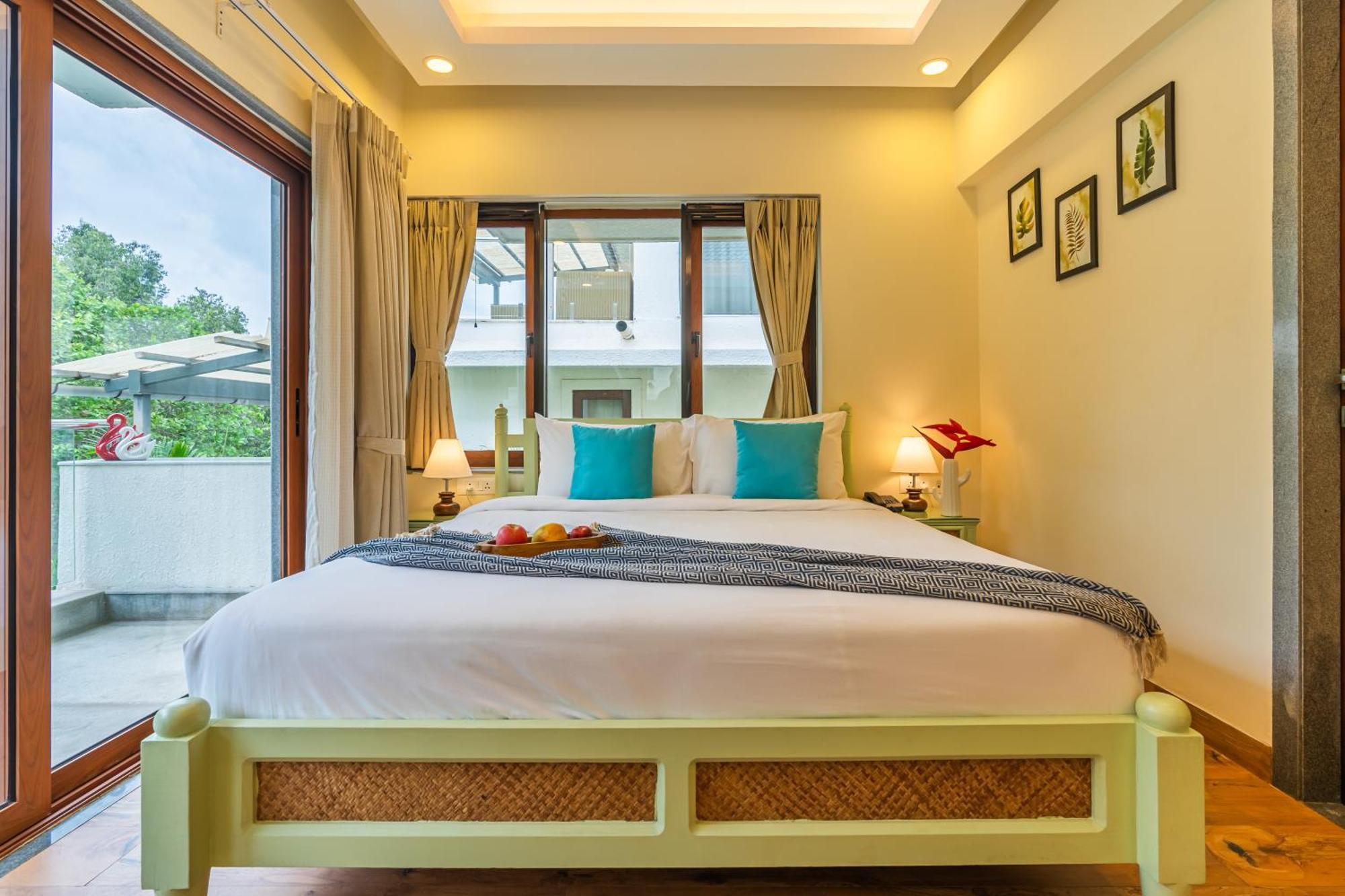 Elivaas 3 Bhk With Pvt Pool - Azalea Villa Siolim Exterior photo