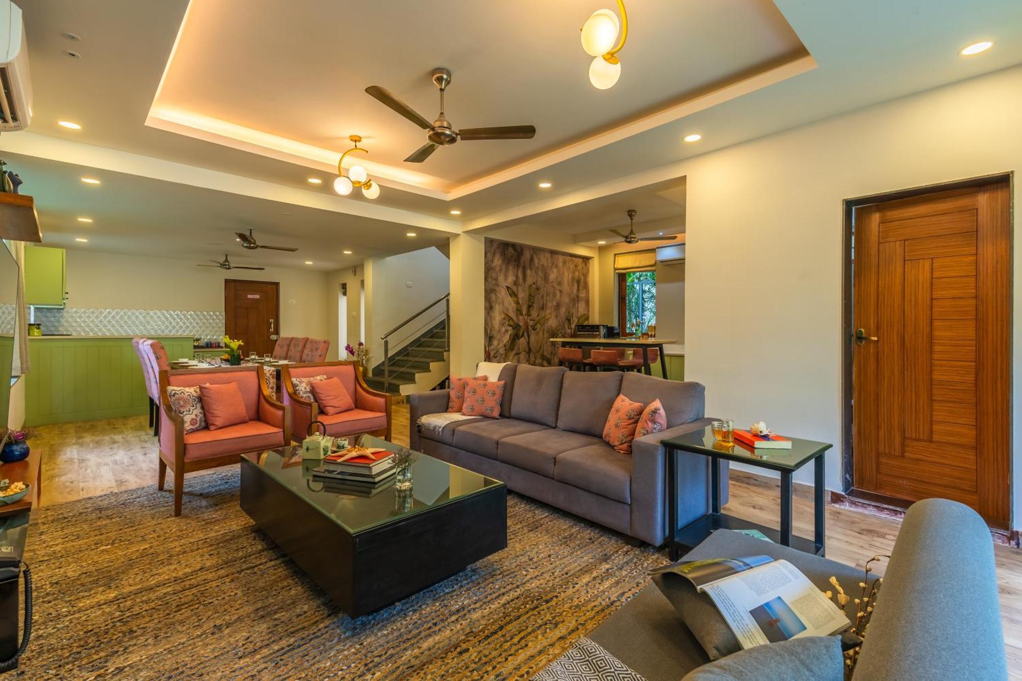 Elivaas 3 Bhk With Pvt Pool - Azalea Villa Siolim Exterior photo